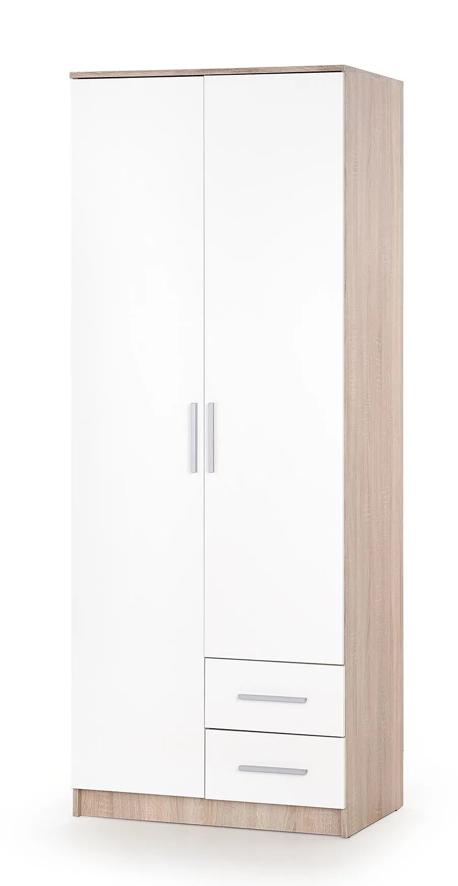 Szafa dąb sonoma + biała N8-B77