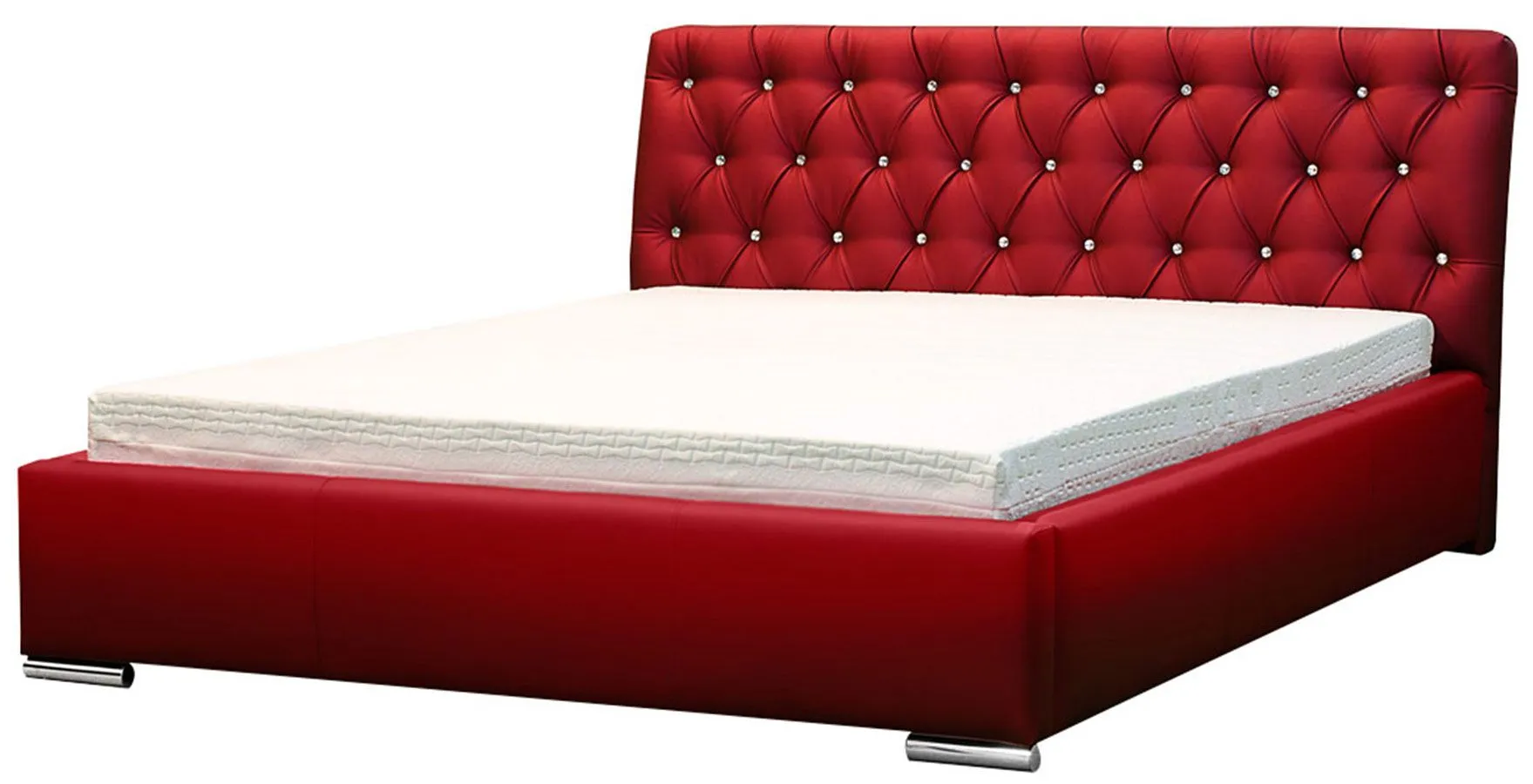 Pikowane łóżko 140x200 F8-B01