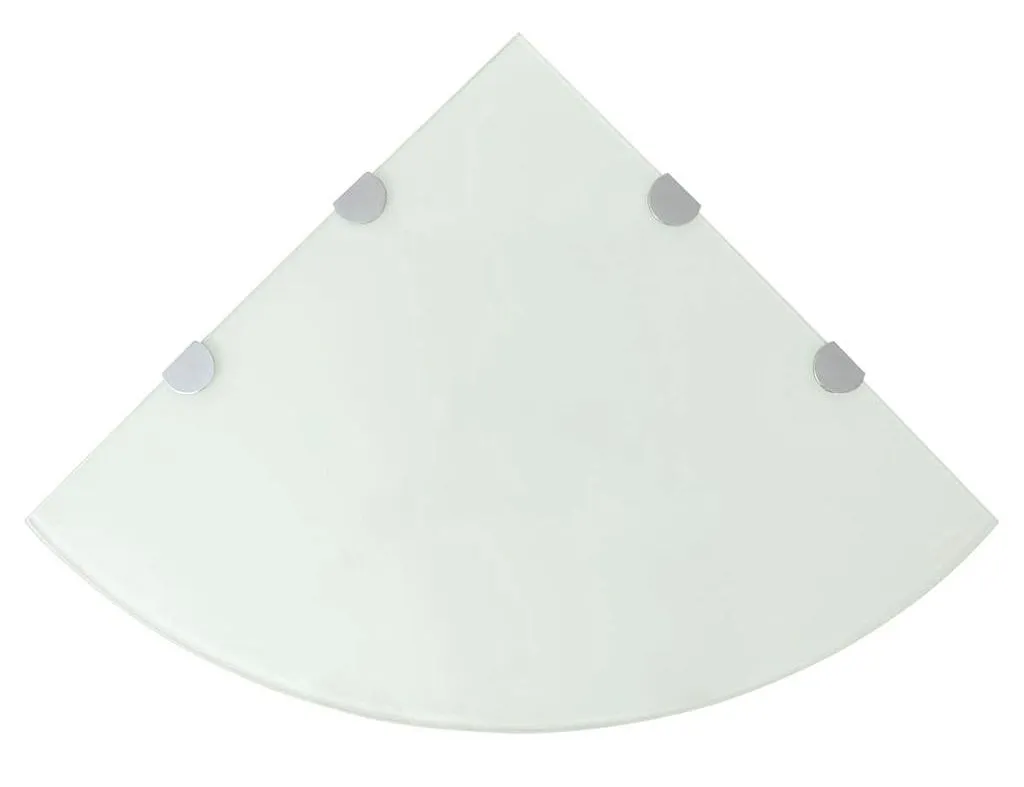 Biała półka z hartowanego szkła P3-T19