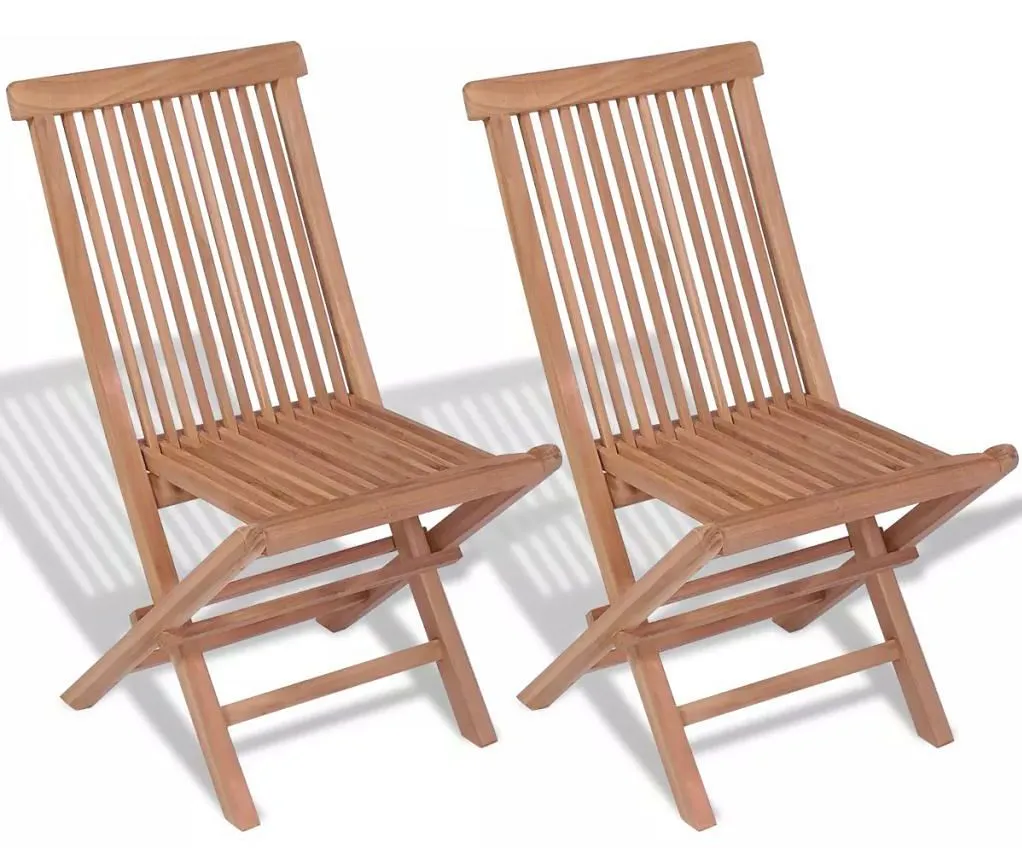 Składane krzesła ogrodowe tekowe K5-T58