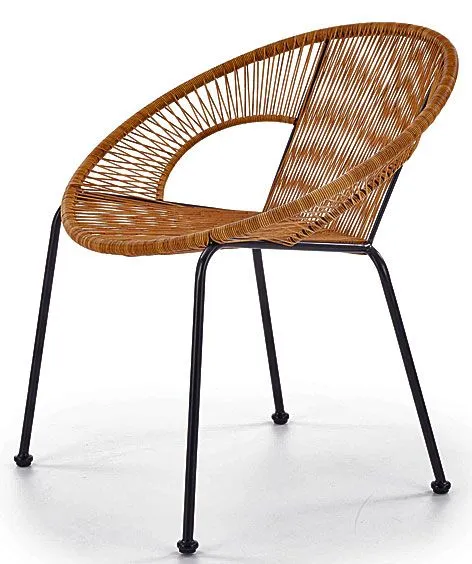 Nowoczesny rattanowy fotel ogrodowy G4-F13