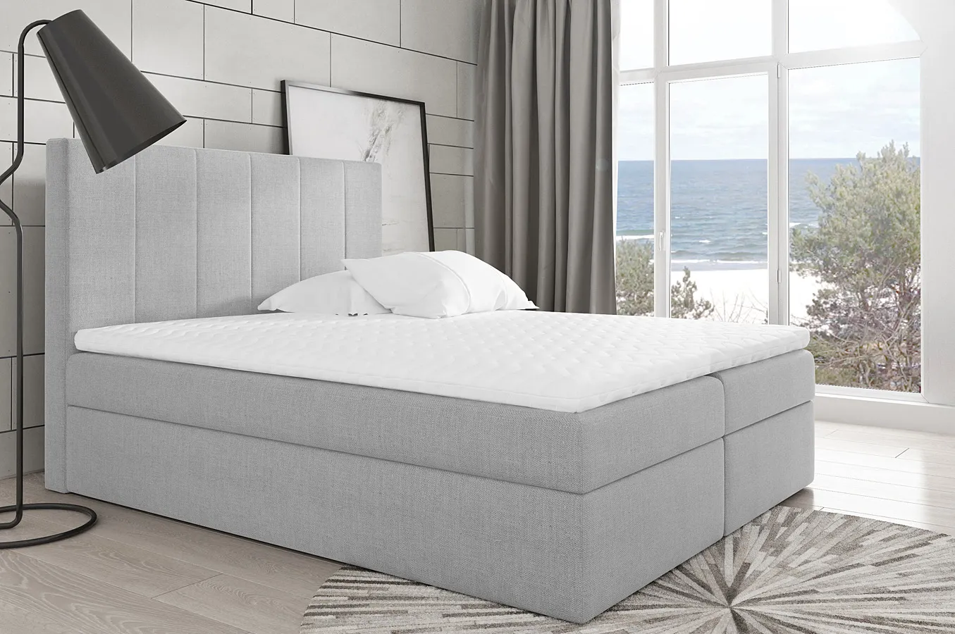 Łóżko kontynentalne 180x200 P2-T02