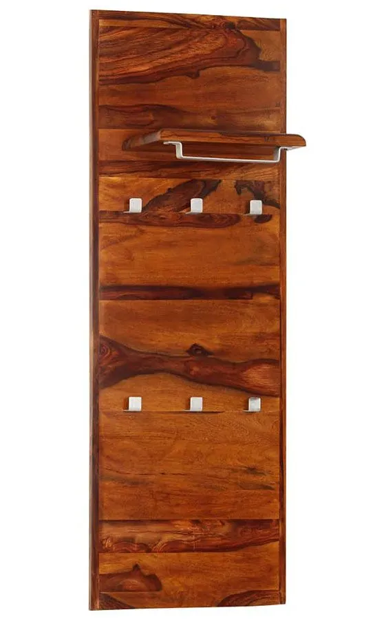 Wieszak ścienny z drewna sheesham T2-G17