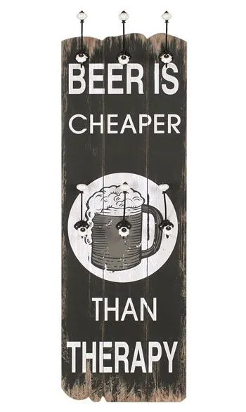 Wieszak ścienny z napisami T9-D71