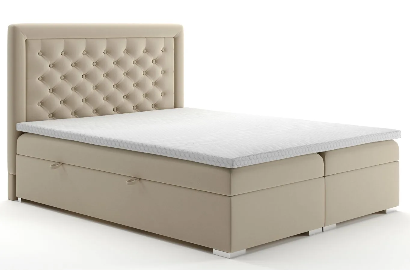 Pikowane łóżko kontynentalne 120x200 K4-G24