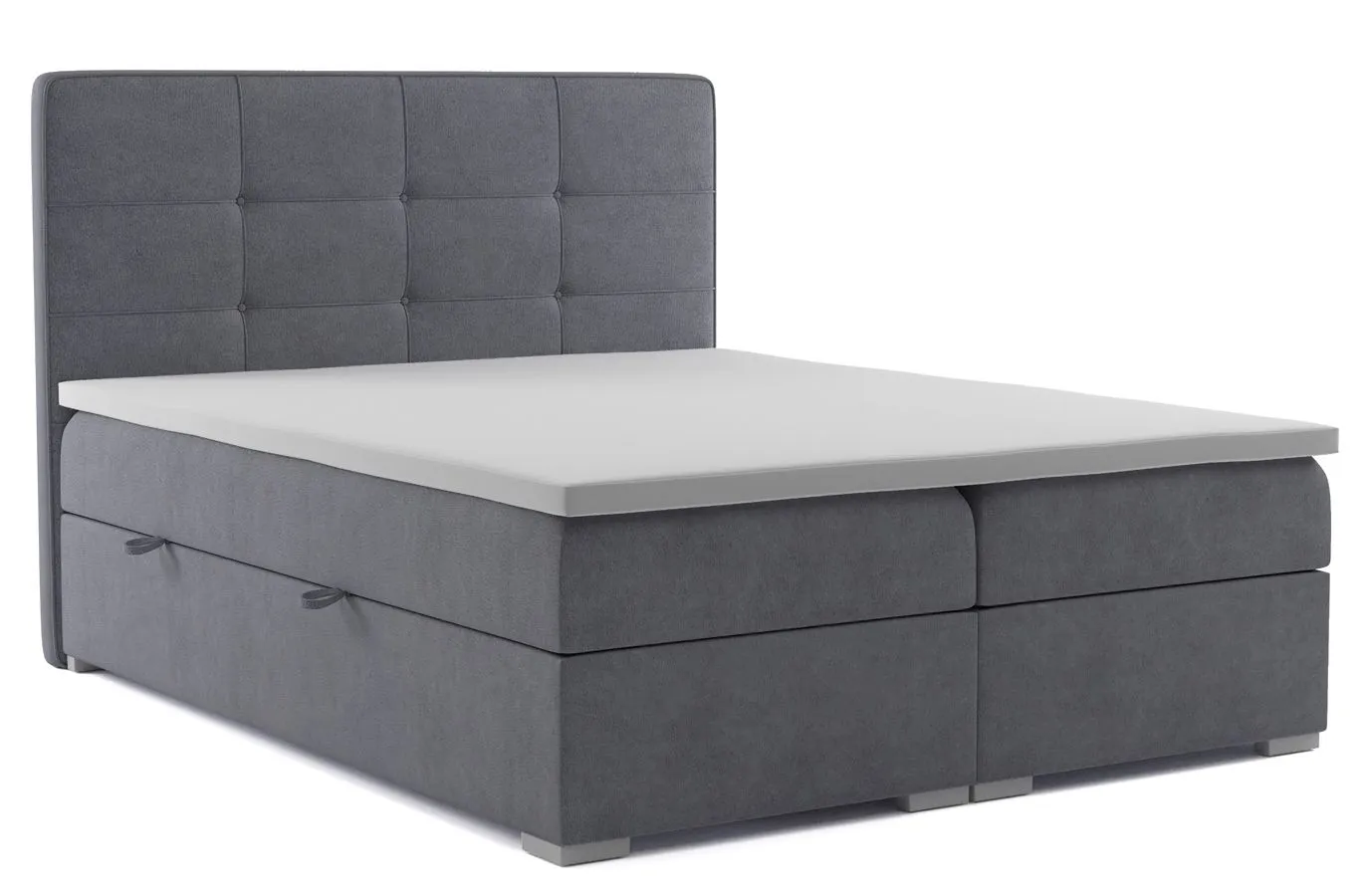 Dwuosobowe łóżko boxspring 160x200 32 kolory E7-N63