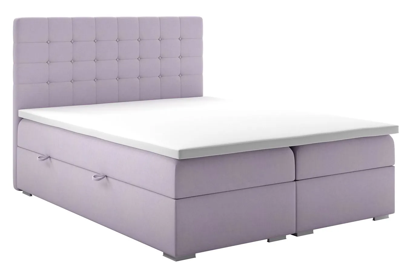 Łóżko boxspring podwójne 180x200 R8-L35