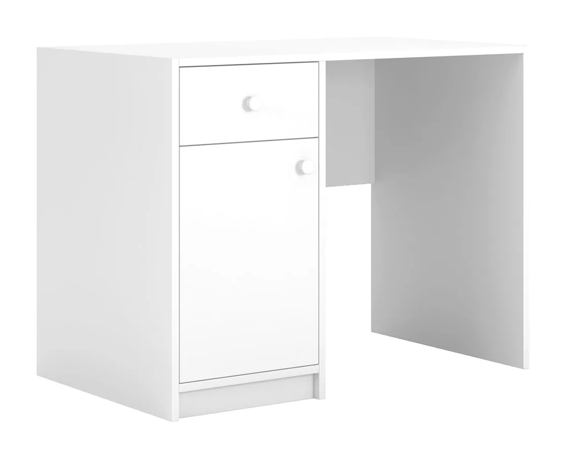 Białe biurko dla dziecka 100 cm T8-A82