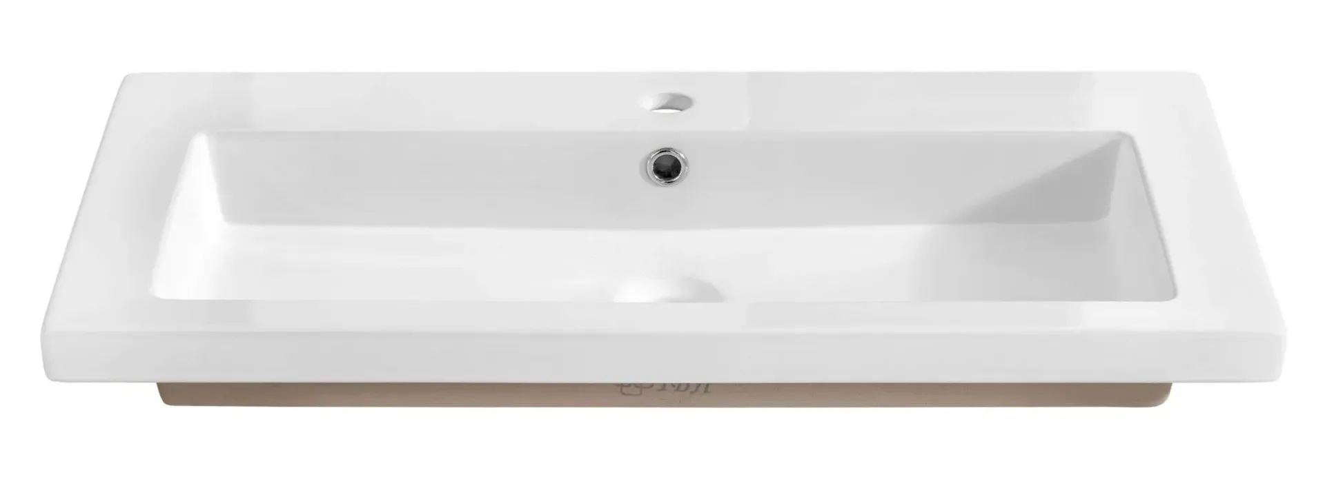 Prostokątna umywalka ceramiczna 80 cm P3-F04