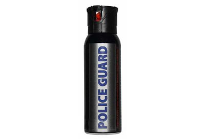 Duży Gaz Obronny POLICE GUARD w Żelu (strumieniu - zasięg rażenia do 5m.!!) - Pojemność 100ml.