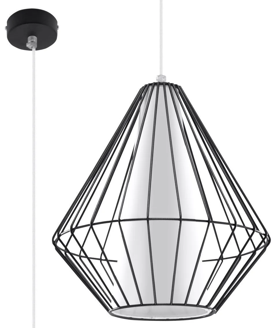 Industrialna lampa wisząca druciana G6-P13