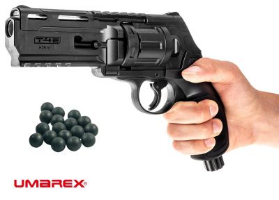 Umarex Walther Rewolwer Combat HDR-50 RAM na Kule Gumowe Pieprzowe Proszkowe 12,7mm 0.50") Napęd CO2