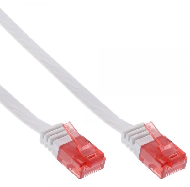 InLine 2m - kabel sieciowy U/UTP - 1000 Mbit - Cat.6 - RJ45 - biały 71602W