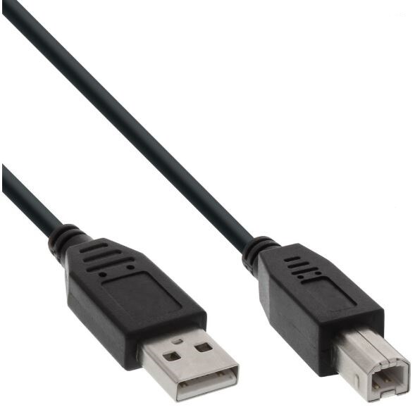 InLine Kabel USB USB-B 1m Czarny 34511X