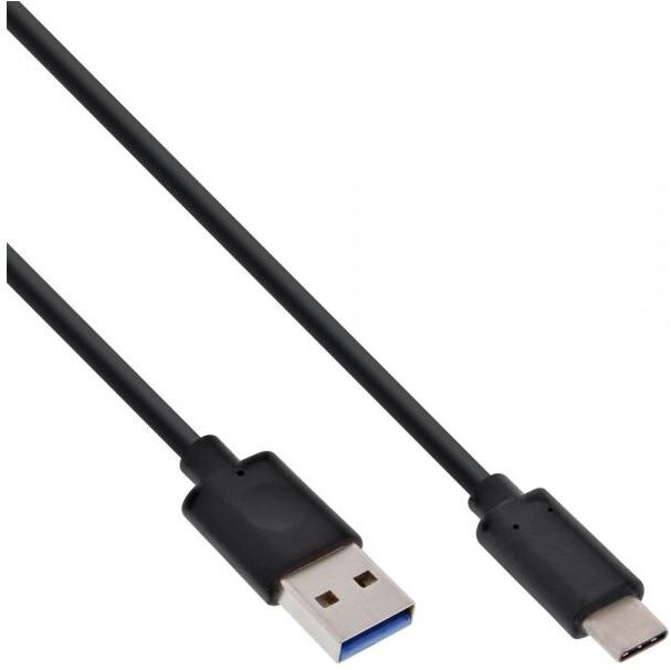 InLine Kabel USB USB 3.1 Kabel Typ C an Typ A 1,5m schwarz 35714