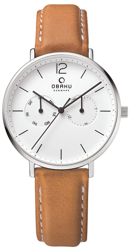 Zegarek Obaku Denmark V182GMCWRZ FLOD - COGNAC - Christian Mikkelsen