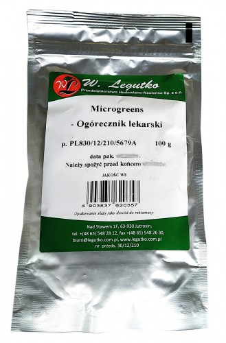 Toraf Microgreens Ogórecznik lekarski 100g Mic000016