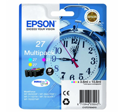 Komplet Epson 27 T2705 CMY 10.8ml oryginalny