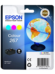 Tusz Epson 267 T2670 6.7ml Kolorowy oryginalny