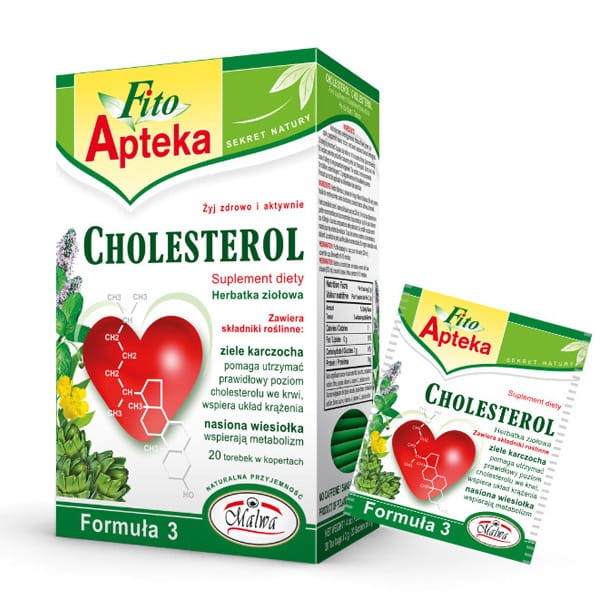 Malwa FITO APTEKA HERBATA ZIOŁOWA CHOLESTEROL 20X2G