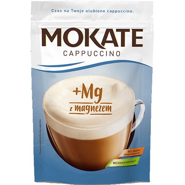 Mokate Cappucino z Magnezem 110g torebka