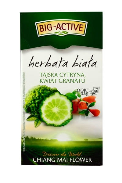 BIO-ACTIVE Big-Active Herbata biała tajska cytryna i kwiat granatu 30 g (20 torebek)