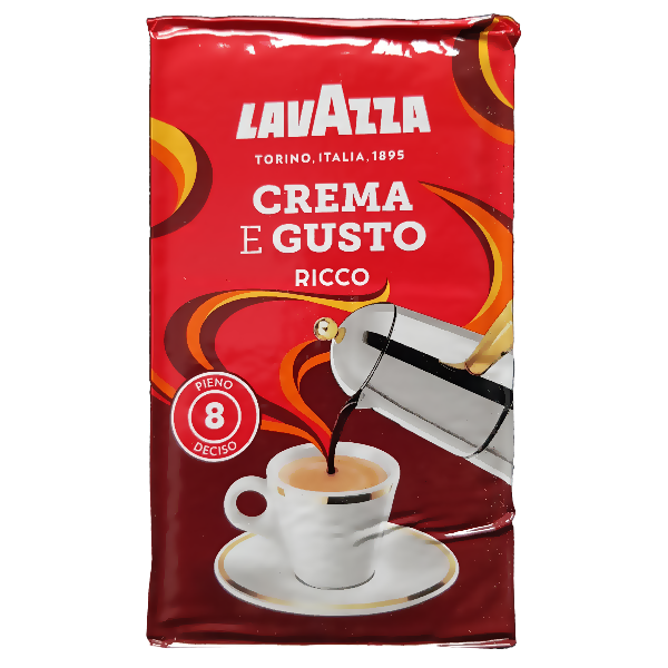Lavazza Cafe Crema e Gusto Ricco 250g kawa mielona