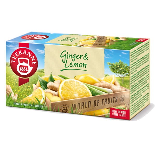 TEEKANNE Ginger Lemon (imbir - cytryna), 20 torebek 6120