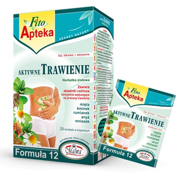 MALWA TEA Malwa Fito Formuła 12 ex 20 MALWA.TRAWIENIE.EX20