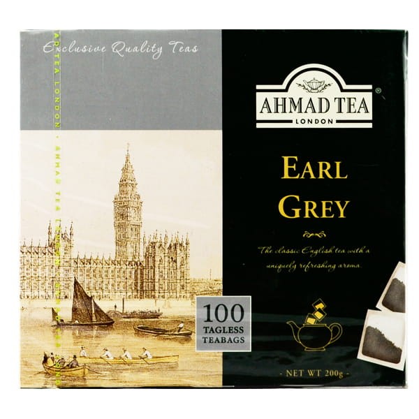 Ahmad Herbata EARL GREY 100t*2g czarna bez zawieszki