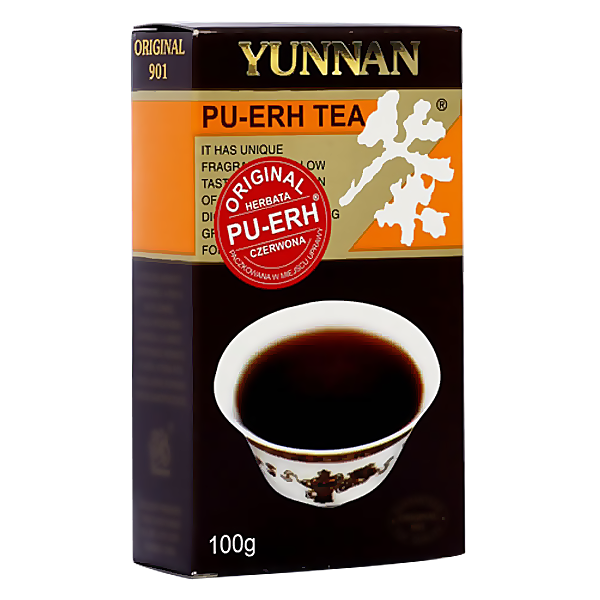 Yunnan Pu-Erh Tea 100 g herbata liściasta czerwona