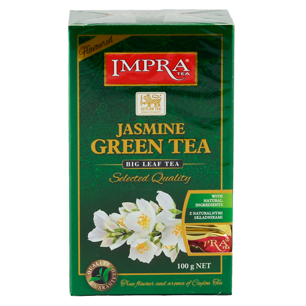 Impra Jasmine 100g liść herbata zielona JASMINE 100G L