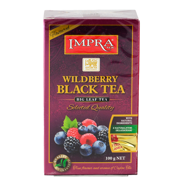 Impra Wild Berry 100g liść herbata czarna WILD BERRY 100
