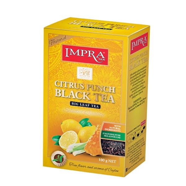 Impra Citrus Punch Black Tea 100 g herbata sypana