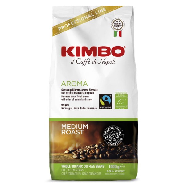Kimbo BIO Organic 1kg kawa ziarnista KIM.BIO.ORG.1KG.ZIAR