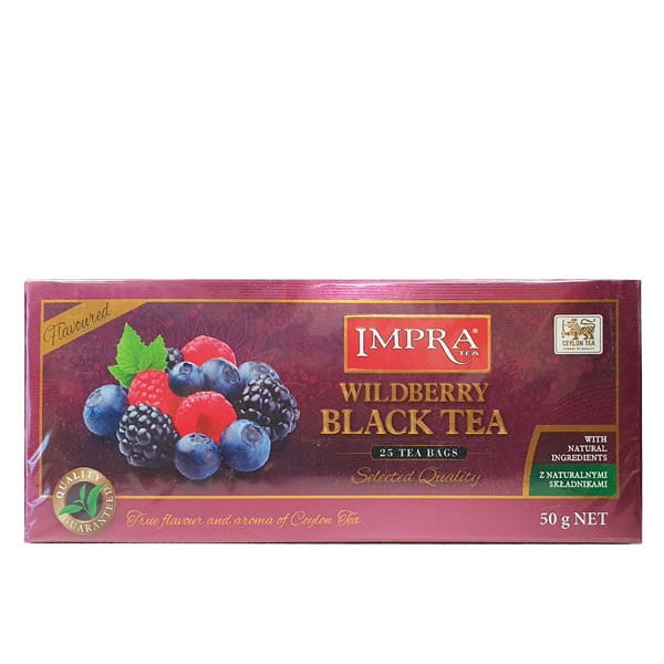 Impra Wildberry Black Tea 25x2g herbata ekspresowa