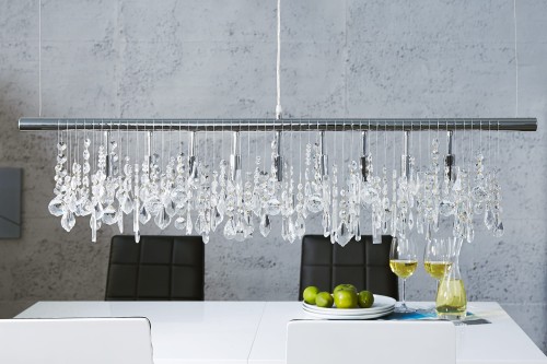 Lampa wisząca Cristal transparentna