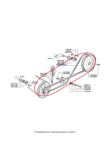 CNH PAS WYTRZĄSACZY LAVERDA 340433474