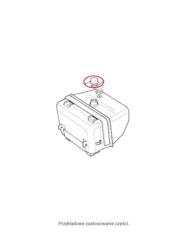 NEW HOLLAND CASE KOREK WLEWU NEW HOLLAND / CASE 5139618