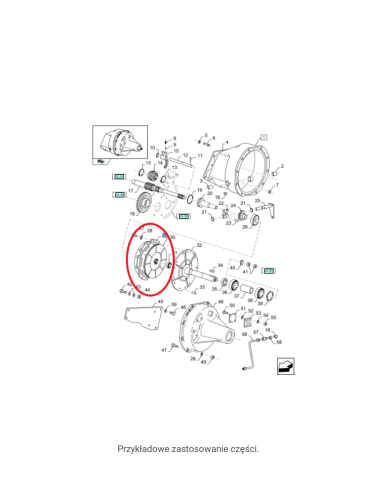 NEW HOLLAND CASE Sprzęgło CNH 447069