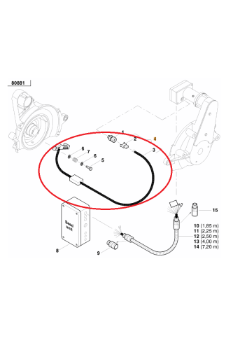 KVERNELAND Czujnik AC820722 AC820722