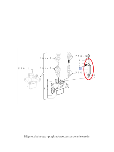 NEW HOLLAND CASE Suwak zaworu hydraulicznego CNH 5149745 5149745