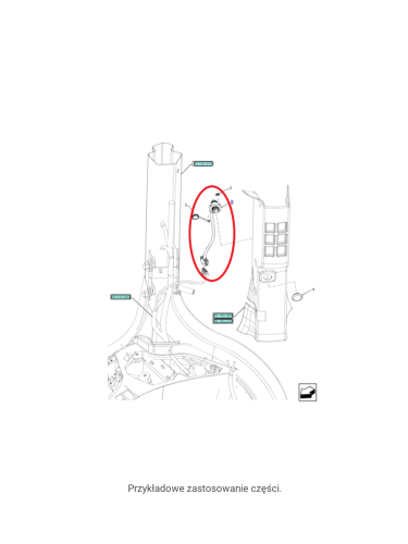 NEW HOLLAND CASE Wiązka elektryczna isobus CNH 47539104 47539104