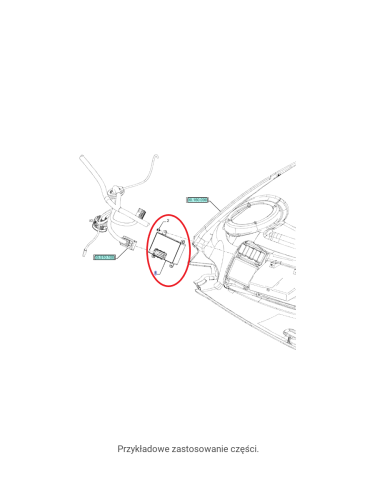 NEW HOLLAND CASE Jednostka elektroniczna świateł ECU CNH 47571857 47571857
