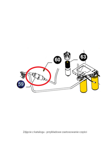 NEW HOLLAND CASE Filtr oleju hydraulicznego CNH 84181465 84181465