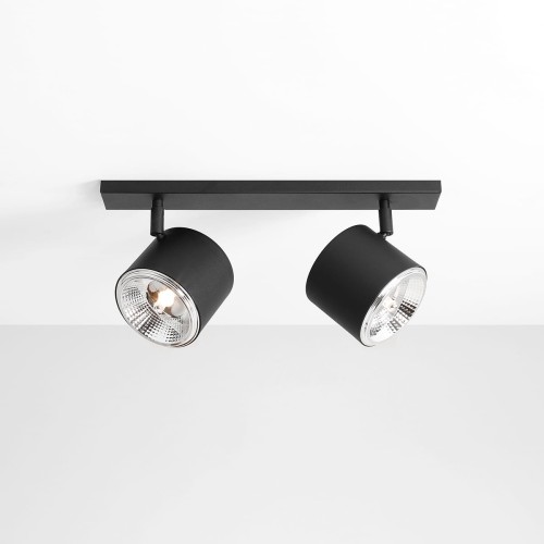 Aldex Bot lampa sufitowa 2 czarna 1047PL/H