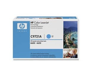 HP C9721A Cyan Toner HP Color LaserJet 4600, 4600dn, 4600dtn, 4600hdn, 4600n, 4650, 4650dn, 4650dtn, 4650hdn, 4650n