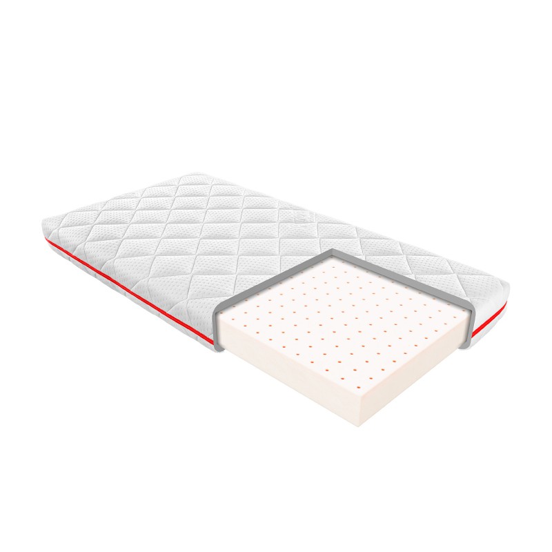 JANPOL FINI – materac dziecięcy, lateksowy, Pokrowiec - Puroactive, Rozmiar - 80x160 NAJLEPSZA CENA,