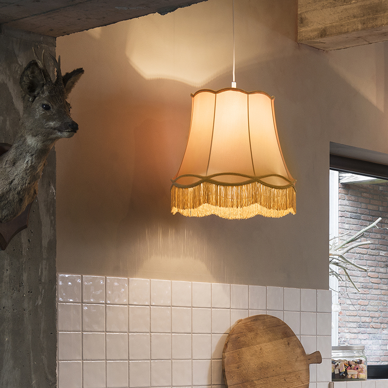 QAZQA Retro lampa wisząca złota 45cm - Granny