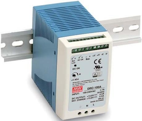 DRC-100B Zasilacz 100W 27.6V 3.5A. 27.6V 1.25A